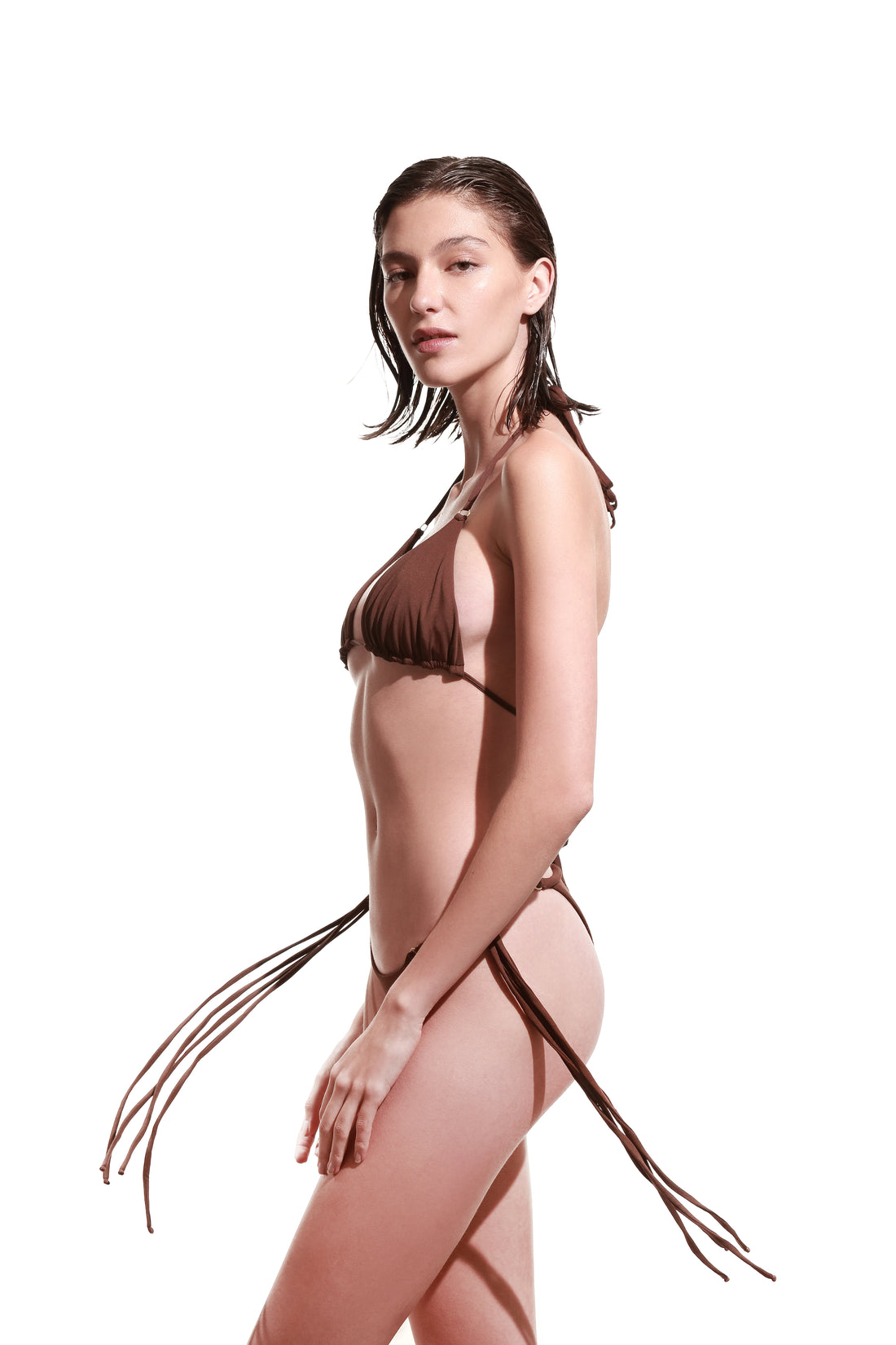 BIKINI V BOTTOM - CACAO