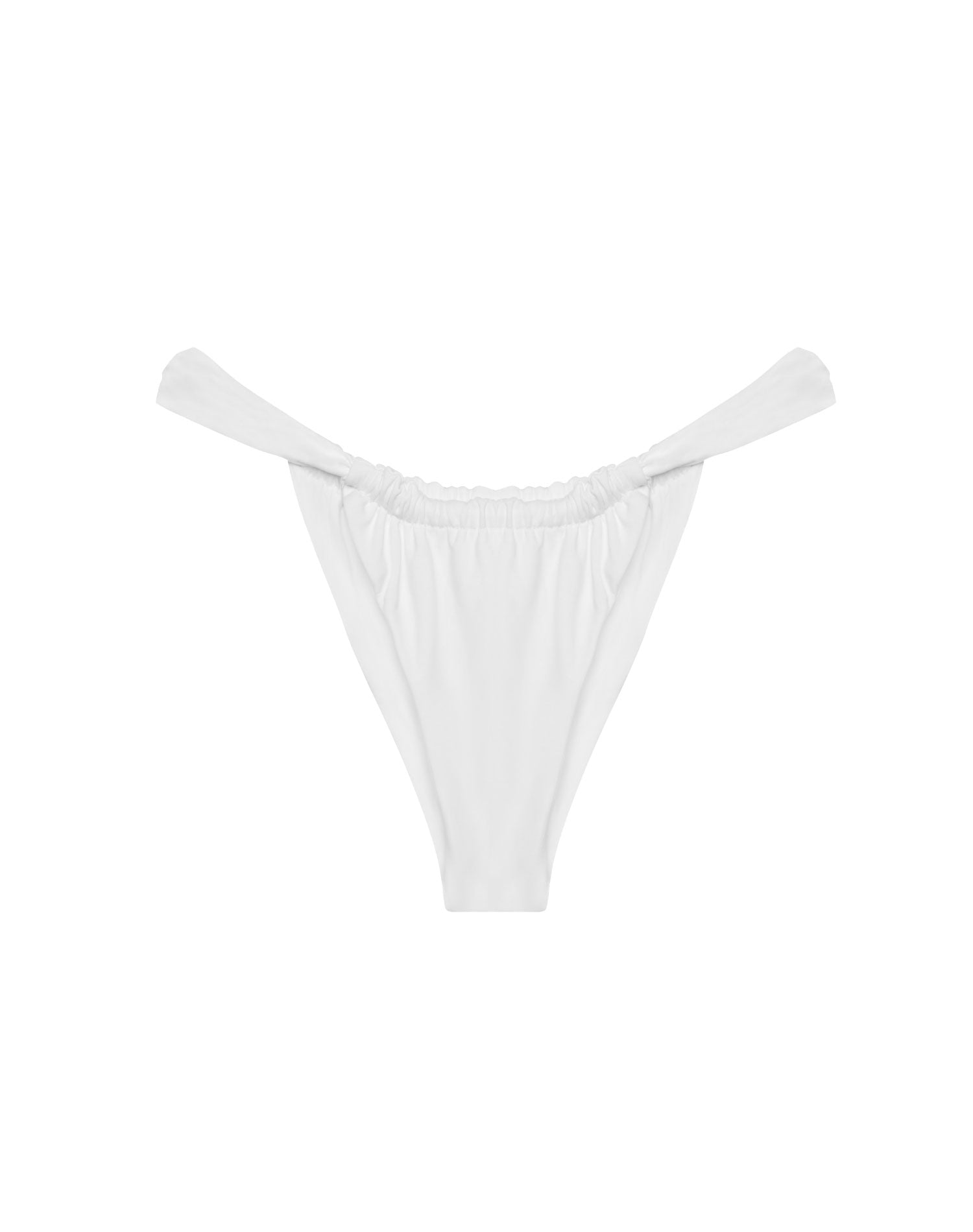 BIKINI VII BOTTOM - WHITE – SKYLER SWIMWEAR