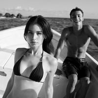 BIKINI V TOP - BLACK