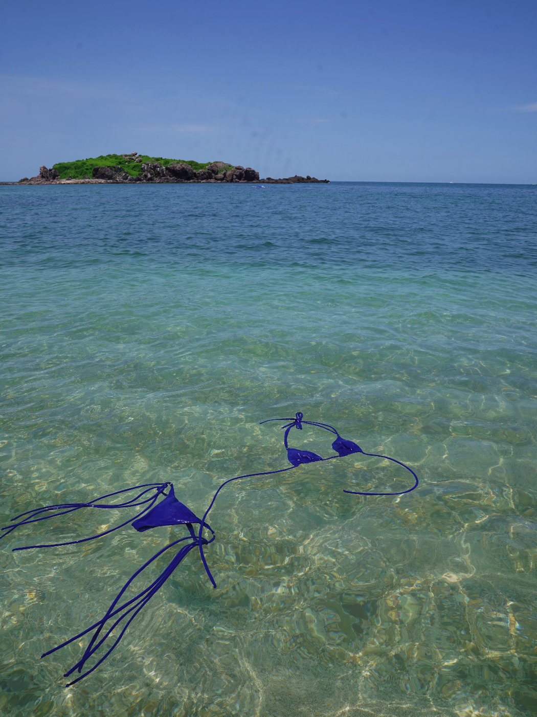 BIKINI V BOTTOM - LITIBU BLUE