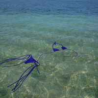 BIKINI V BOTTOM - LITIBU BLUE