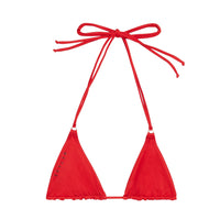 BIKINI V TOP - CHERRY RED
