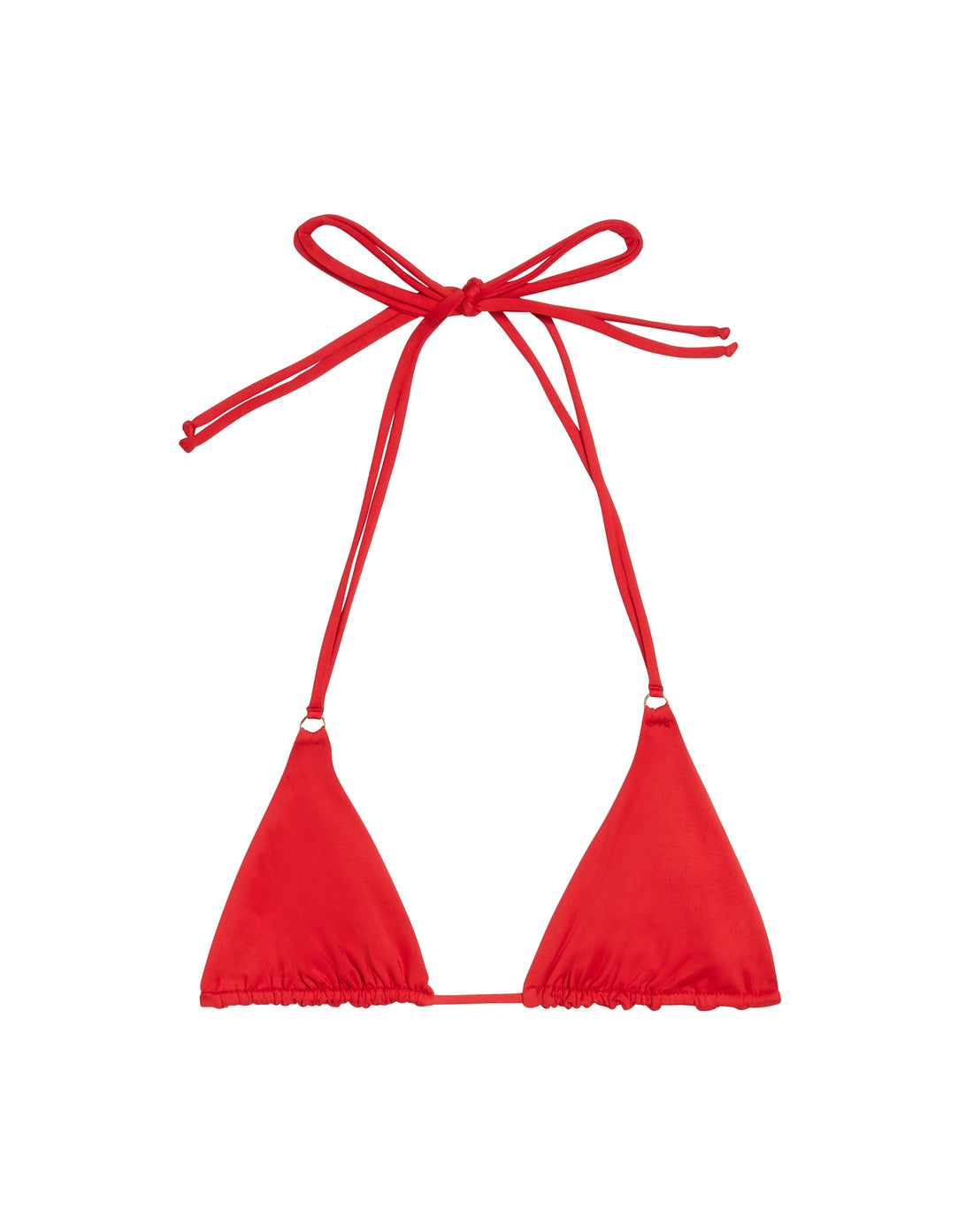 BIKINI V TOP - CHERRY RED