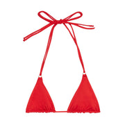 BIKINI V TOP - CHERRY RED