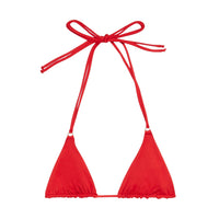 BIKINI V TOP - CHERRY RED