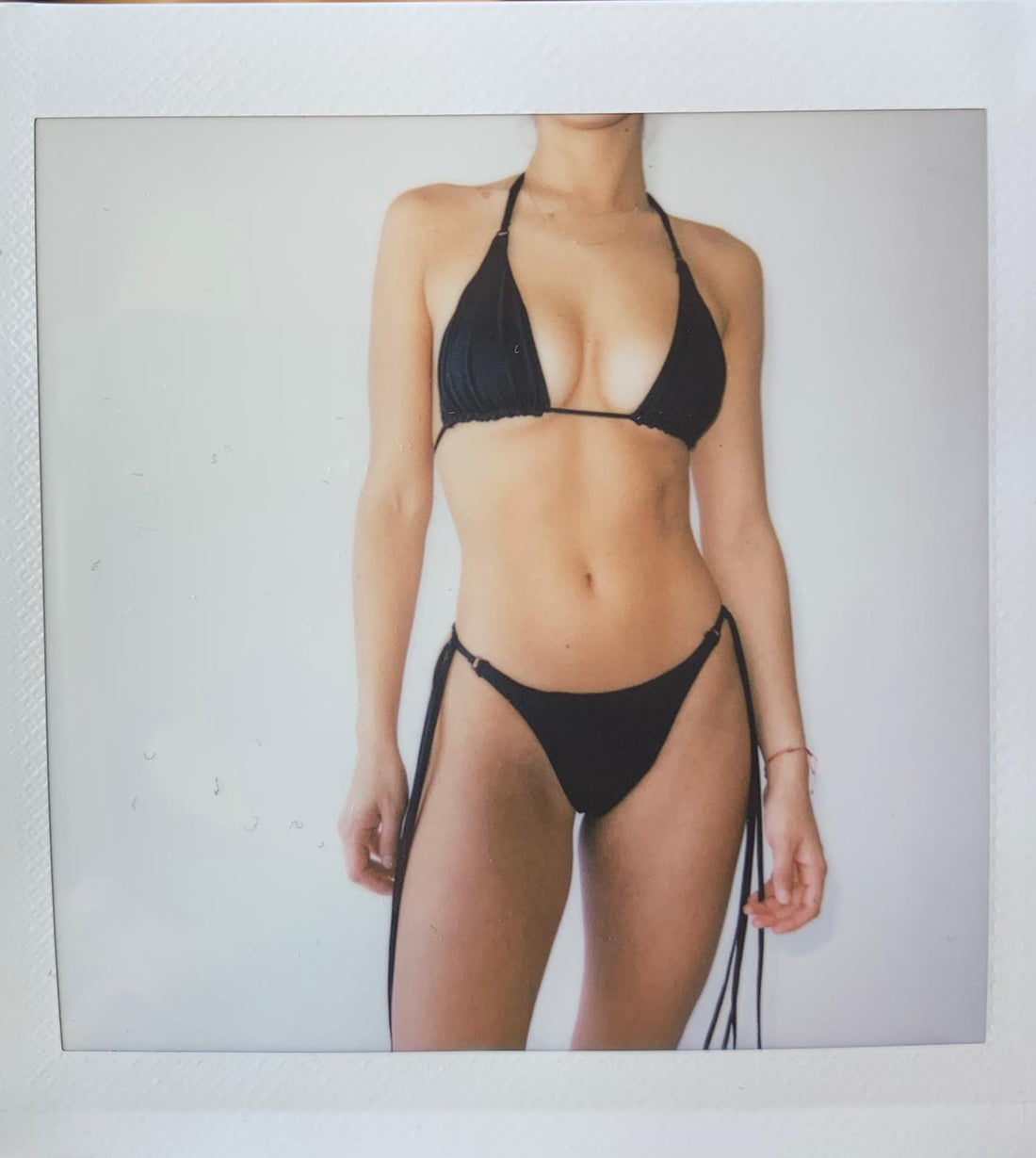BIKINI V TOP - BLACK