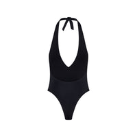 HALTER ONE PIECE - BLACK
