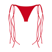 Skyler Swimwear Bikini V bottom in cherry red – back view
